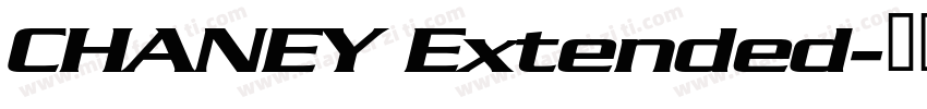CHANEY Extended字体转换